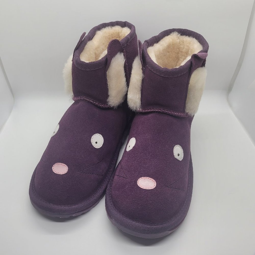 EMU Australia Purple Rabbit mini | Kids 4 | Wool lining